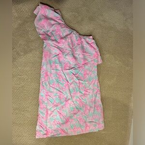 Vineyard Vines One Shoulder Dress